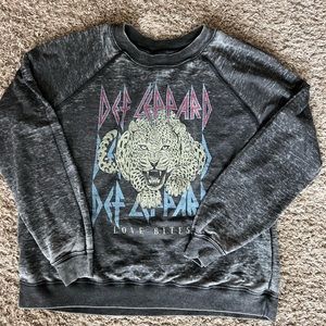 Recycled Karma Def Lepard Sweatshirt